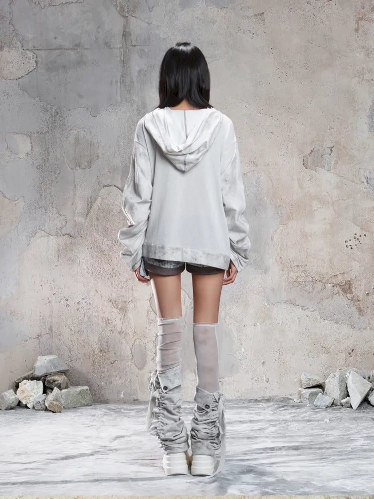 Color-Blocked Oversized Sweatshirt【s0000014135】