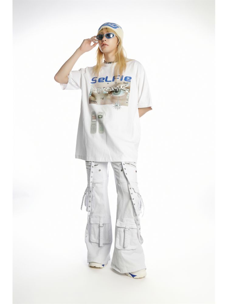 American Street Hip Hop Short Sleeve T-Shirt【s0000012453】