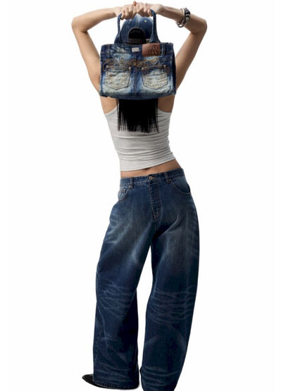 Aged Washed Machete Jeans【s0000012392】