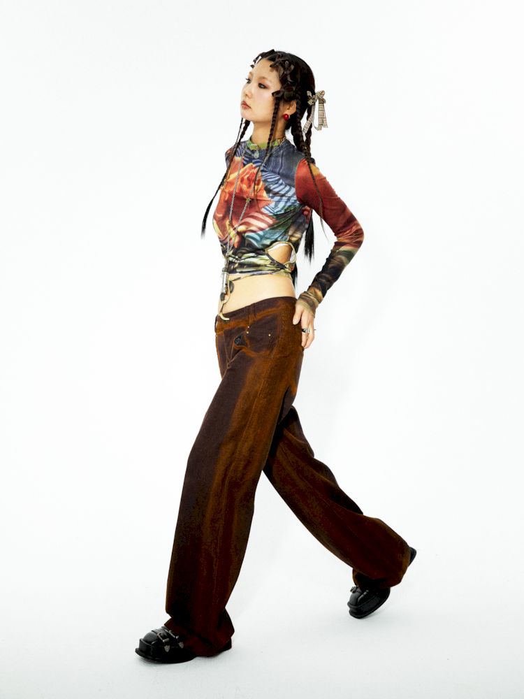 Casual skinny straight leg pants【s0000006273】