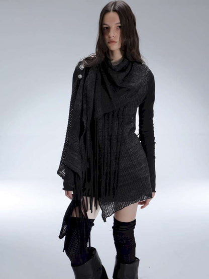 Slim Wandering Wind Tassel Cardigan【s0000014713】