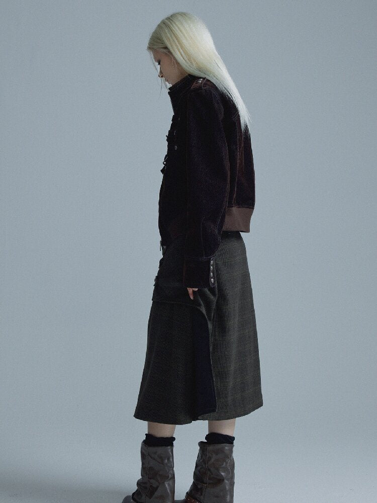 Deconstructed Napoleon Midi Skirt【s0000018552】