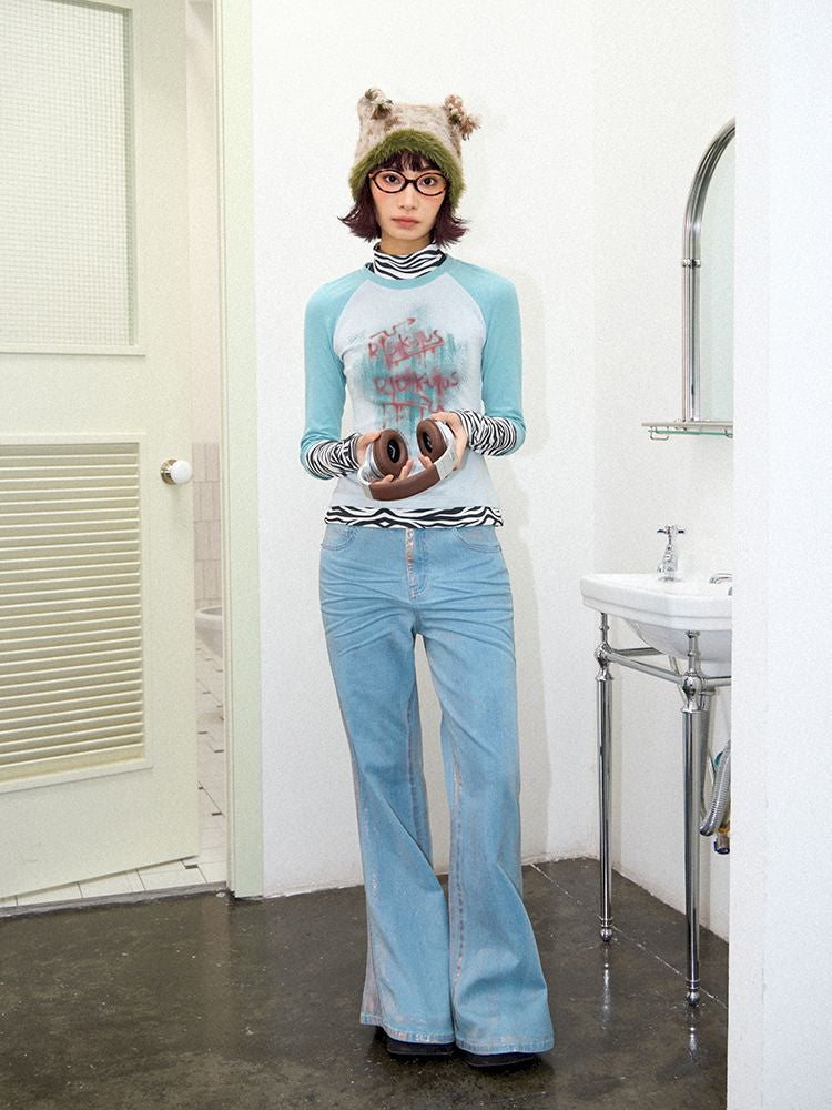 rayed Microblend Denim Trousers【s0000011639】