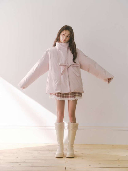 Cherry Blossom Bow Down Jacket【s0000014865】