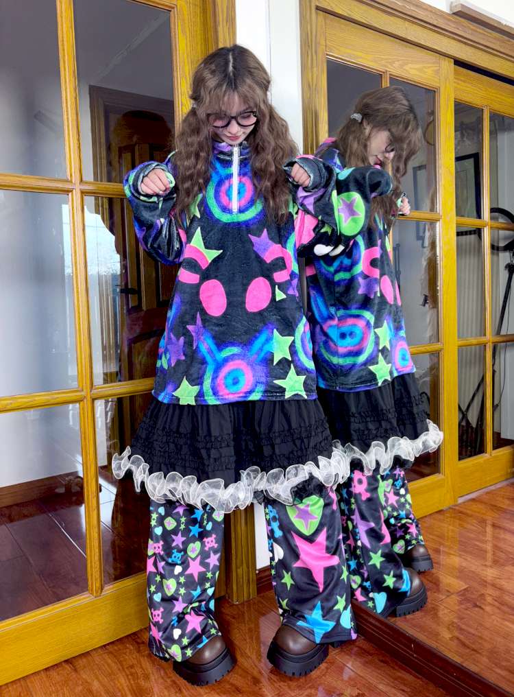 Dopamine Plush Wide-Leg Pants【s0000014633】