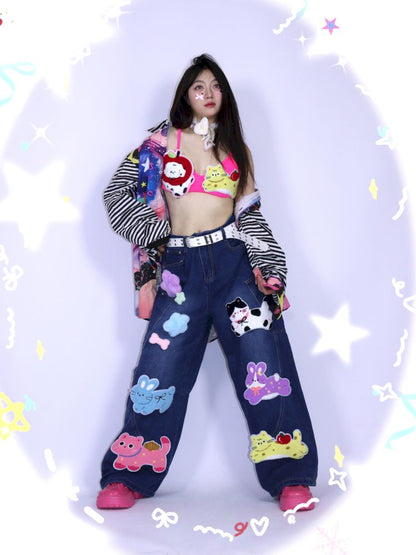Original dopamine fun straps hanging neck camisole【s0000013277】