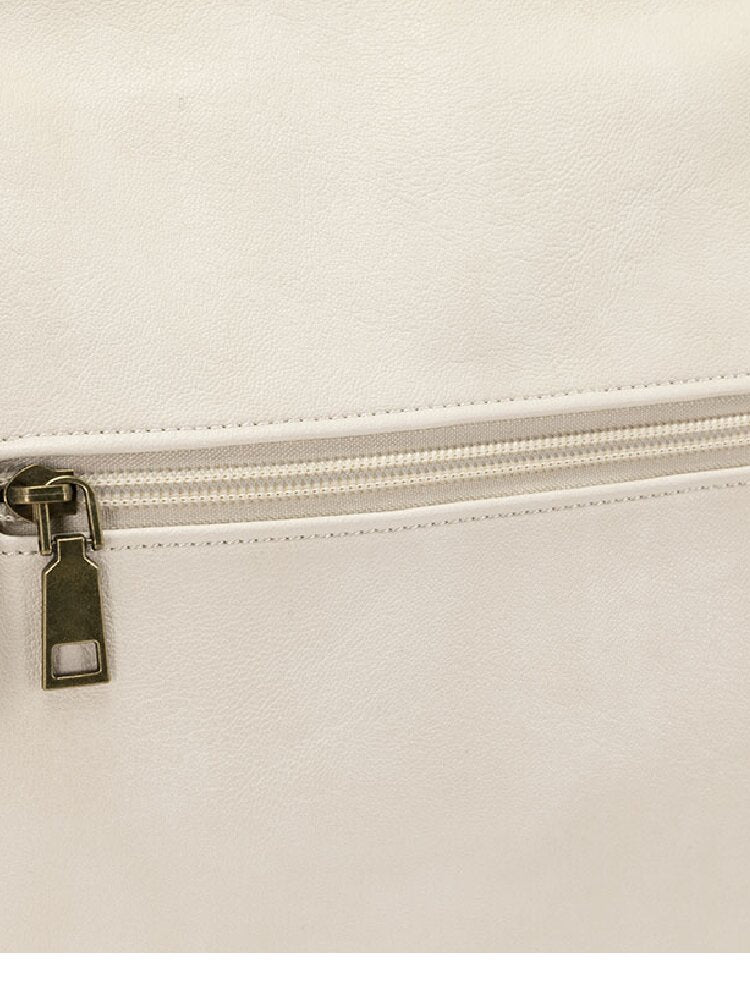 Dark Leather Cross Graffiti Bag【s0000018107】