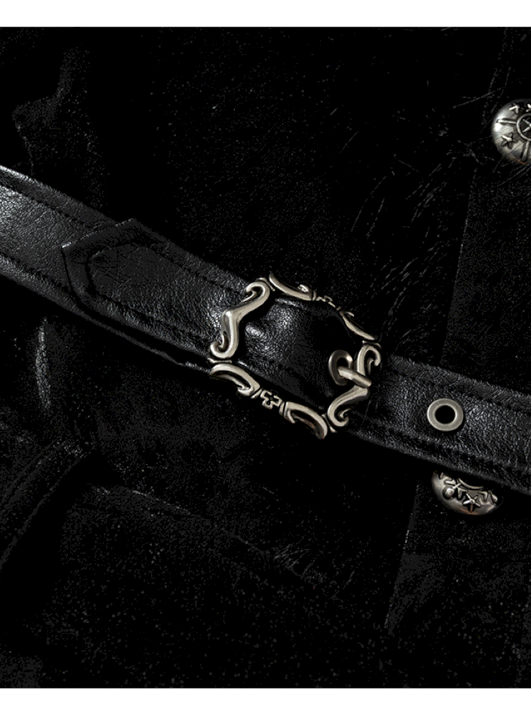 Dark Court Leopard Suede Fur Coat【s0000014925】