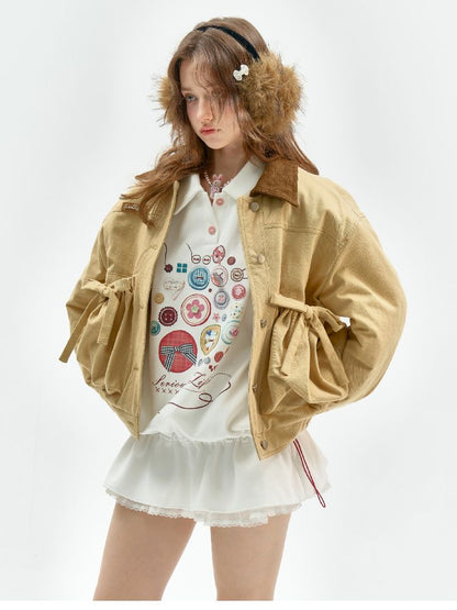 Corduroy Sandwich Cotton Barnstormer Jacket【s0000011512】