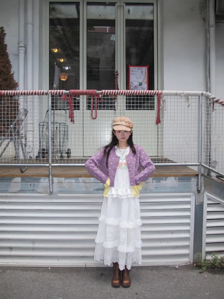 Fake Two-Piece Cardigan Sweater【s0000014169】