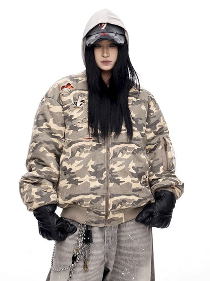 Retro Flight Baseball Jacket【s0000011352】