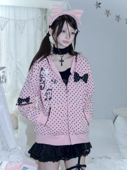 Lightweight Fleece Hoodie with Bunny Ears【s0000013970】