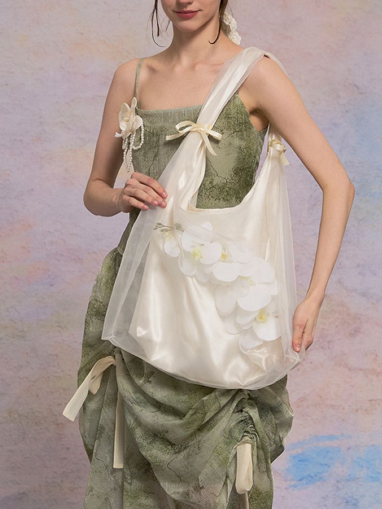 Butterfly Orchid Organza Bag【s0000013592】
