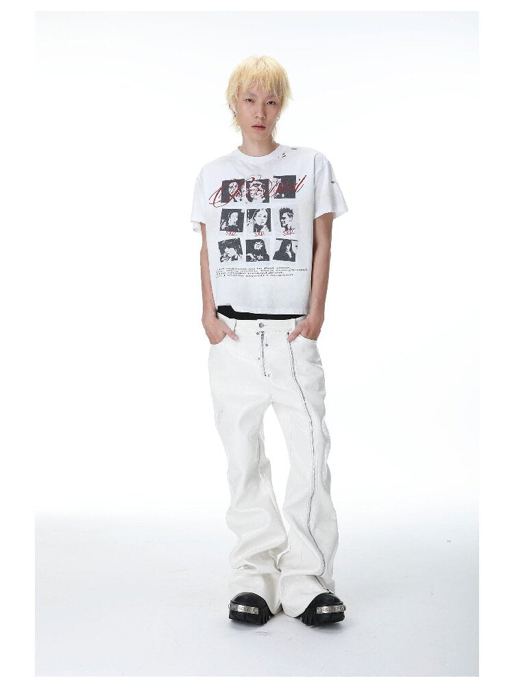 Portrait Vintage Printed T-Shirt【s0000017298】