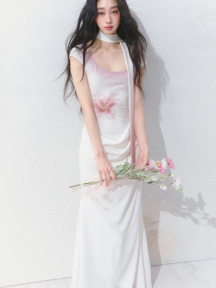 Atmosphere Printed Skinny Dress【s0000012146】