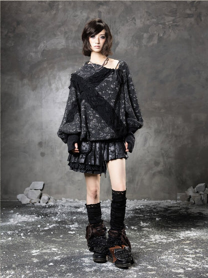 Cross Bat Sleeve Top【s0000015946】