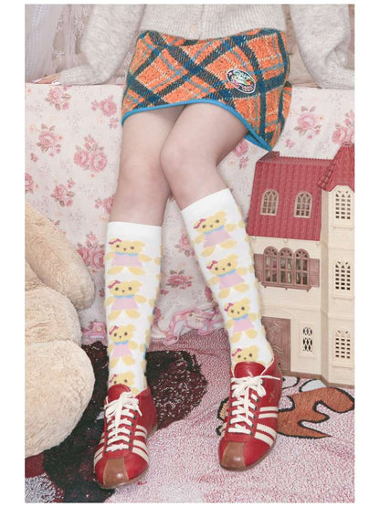 Bear Plush-Style Knit Socks【s0000014513】