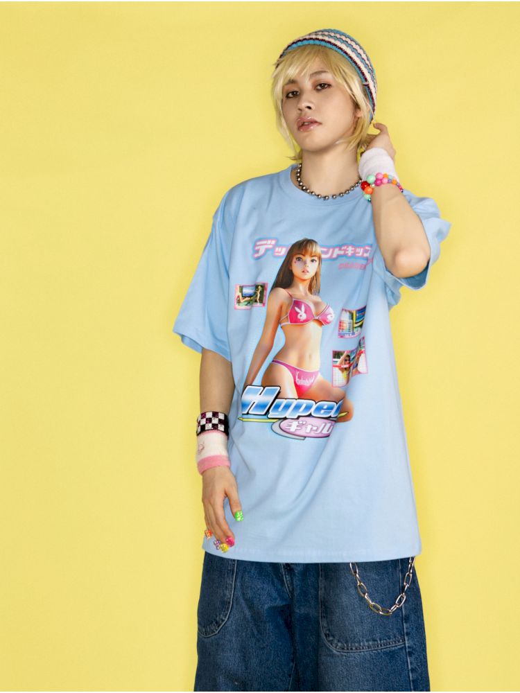 American Street Trend Hip Hop Loose T-Shirt【s0000012463】