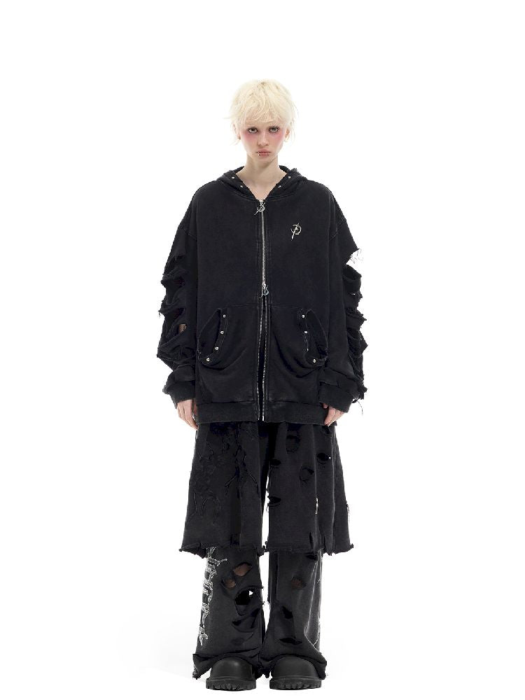 Hooded Cardigan Sweatshirt【s0000012070】