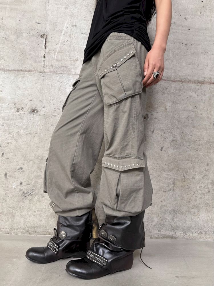 Wide Leg Narrow Crotch Work Pants【s0000012705】