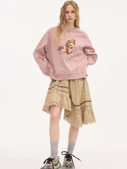 Hot Diamond Crew Neck Sweatshirt【s0000015406】
