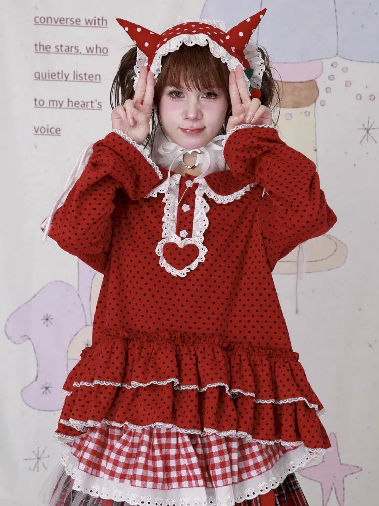 Cute Girl's Christmas Sweatshirt【s0000014108】