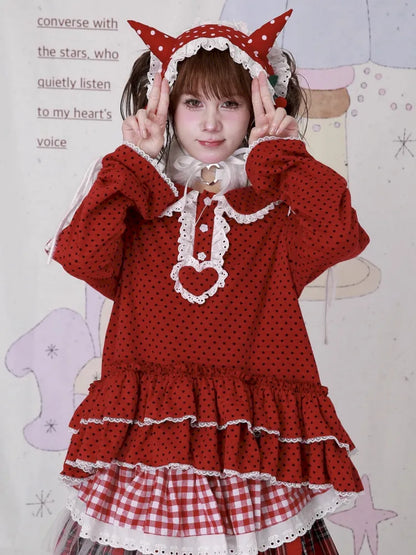 Cute Girl's Christmas Sweatshirt【s0000014108】