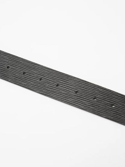 Distressed Relief Leather Belt【s0000018277】