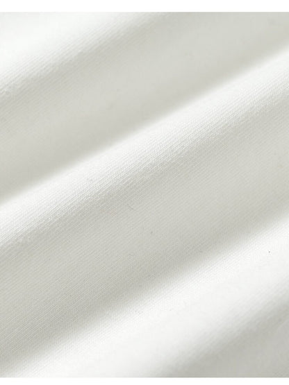 Print Chiffon Swing Collar T-Shirt【s0000016209】