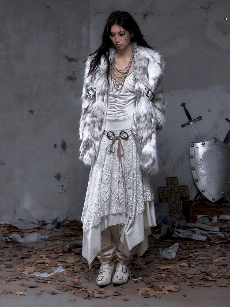 Eco-Friendly Faux Fur Coat【s0000014479】