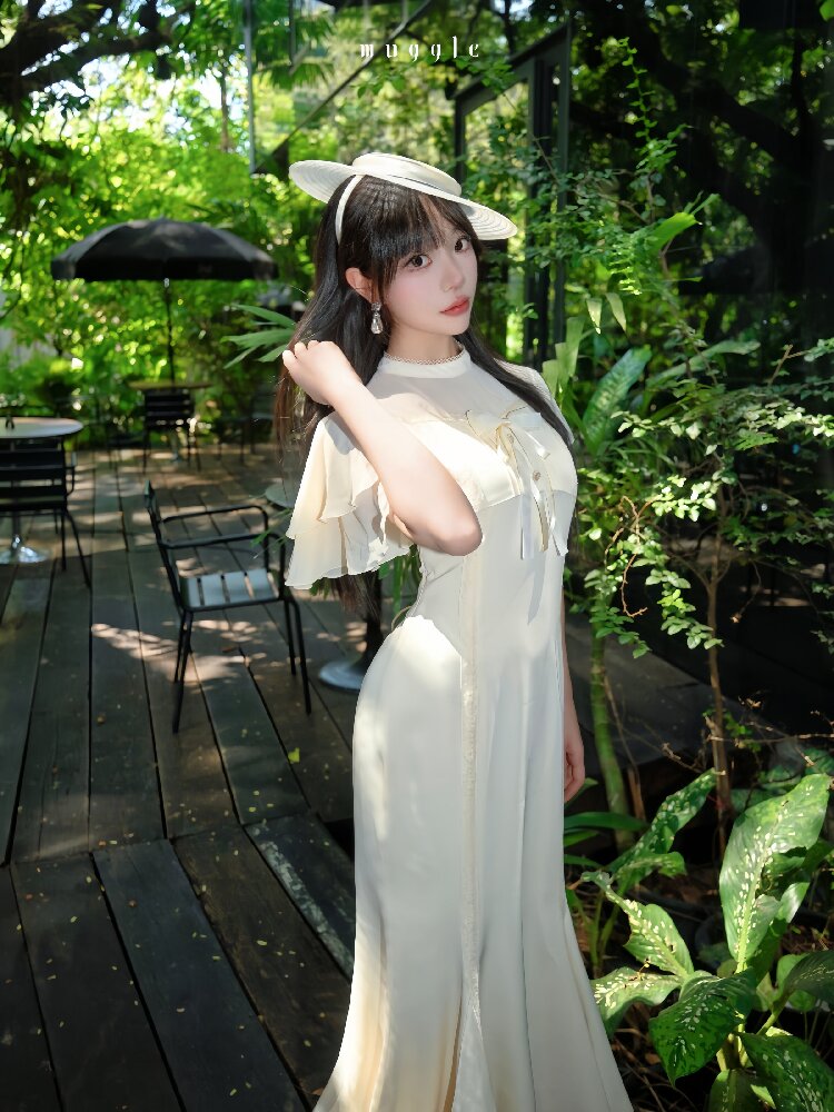 Vintage Lace Waist Mermaid Skirt【s0000016940】