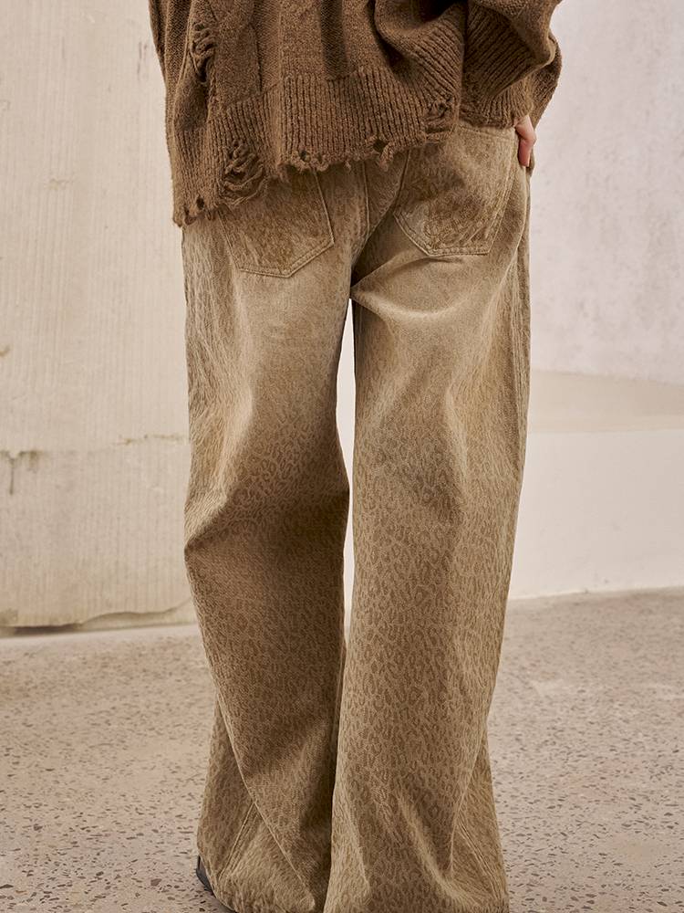 Straight-Leg Wide-Leg Jeans【s0000014389】