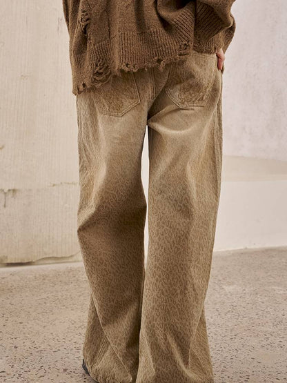 Straight-Leg Wide-Leg Jeans【s0000014389】