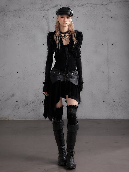 Punk Print Stretch Knit Dress【s0000019153】