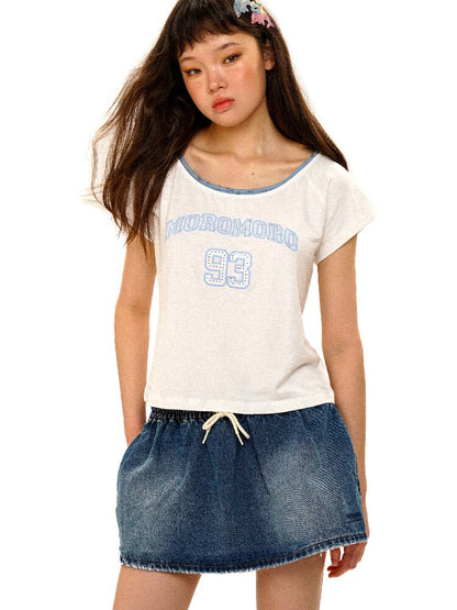 Fake Two Piece Sports T Shirt【s0000017413】