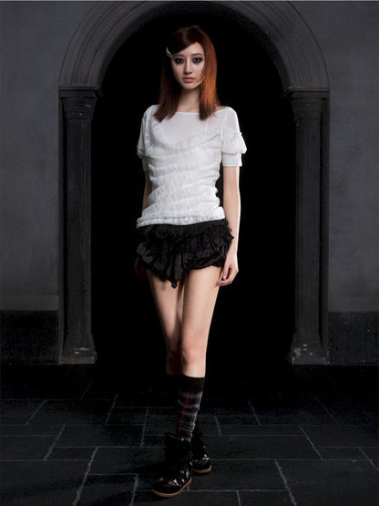 Low Waisted Pod Skirt Pants【s0000012305】