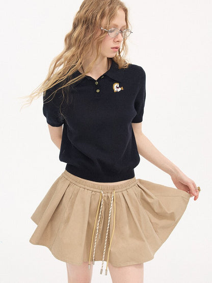 Elasticated Contrast Puffy Skirt【s0000015900】