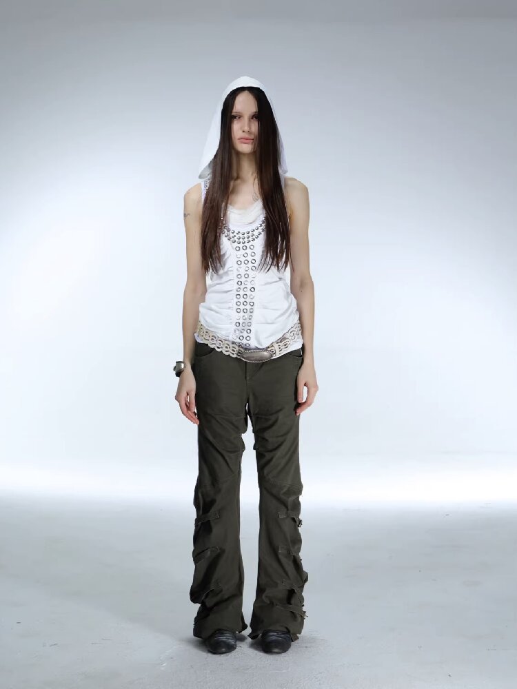 Washed Cotton Safari Scimitar Pants【s0000015905】