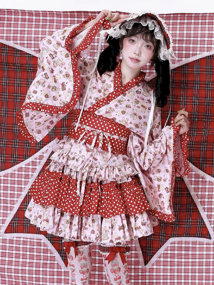 Vintage Girl Half-body Skirt【s0000012187】