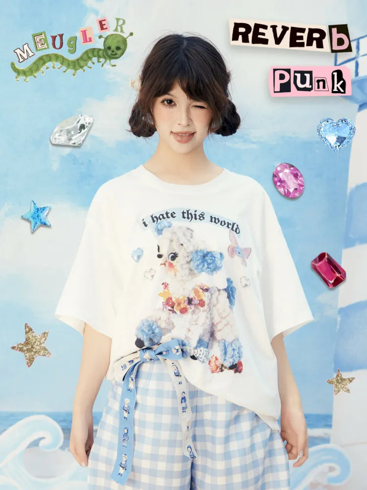 Whimsical Bear Mini-Figure Punk T-Shirt【s0000013930】