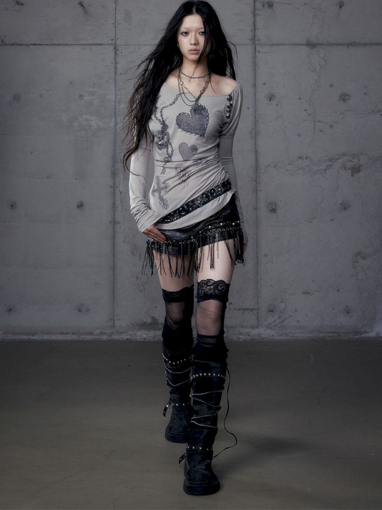 Long Sleeve Knit Bottom Shirt【s0000013465】