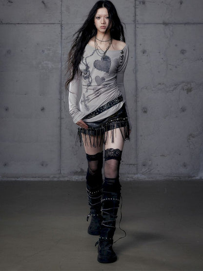 Long Sleeve Knit Bottom Shirt【s0000013465】