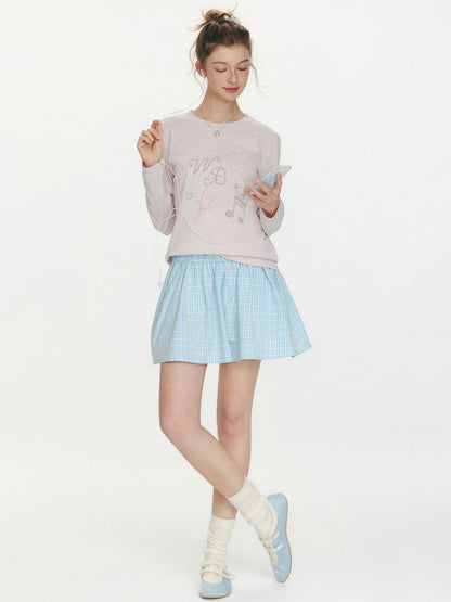 Berry Waltz Printed Thin T-Shirt【s0000015673】