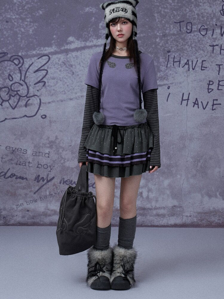 Three Layer Cake A-line Skirt【s0000015764】