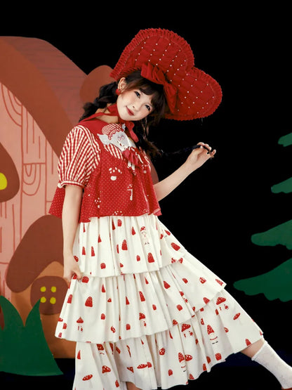 Multi-Layer Strapless Dress【s0000013933】