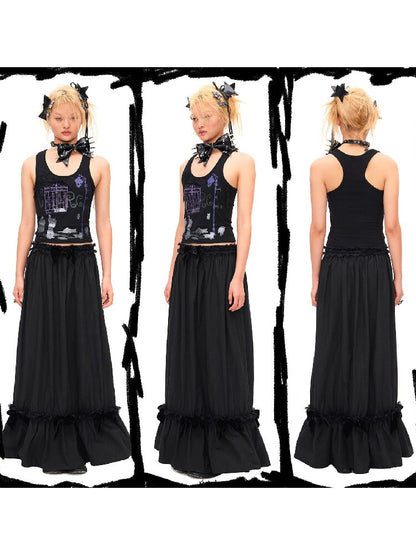 Rivet Metal Decoration Bow Collar【s0000016497】