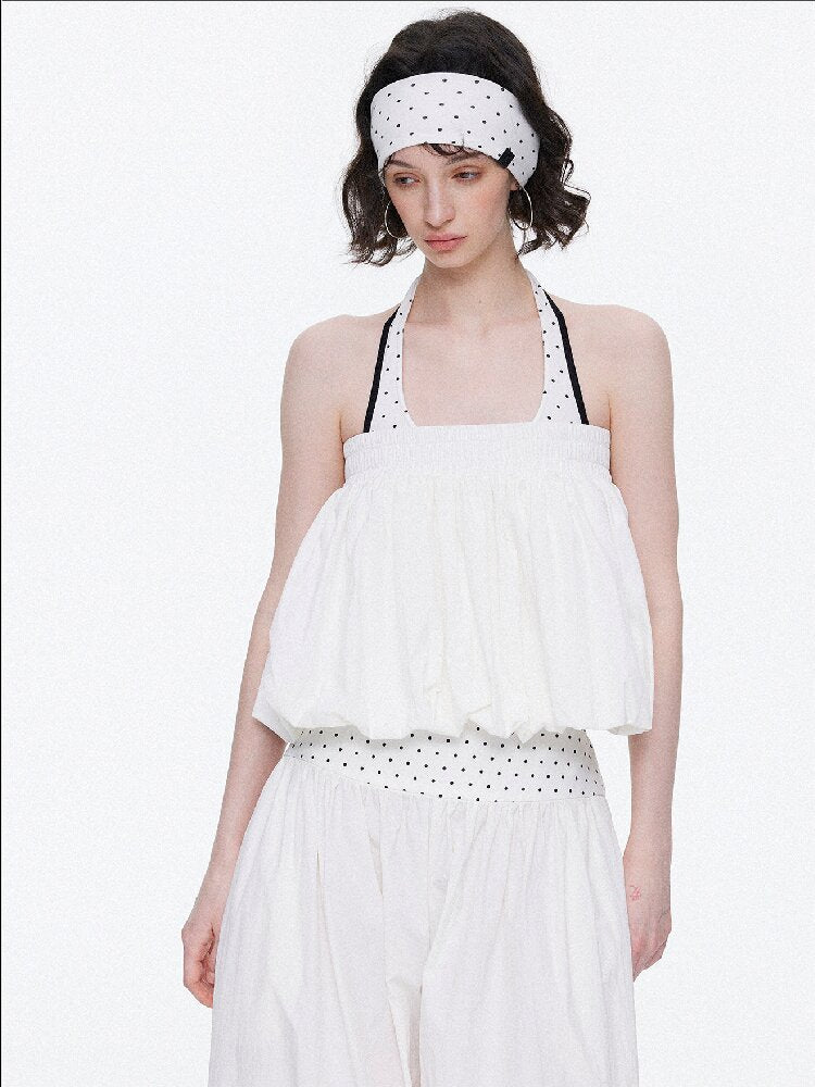 Backless Bandeau Wide Waist Pants【s0000015920】