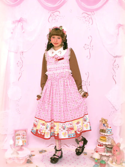 Bunny Sweet Lace Loose Tank Dress【s0000014163】