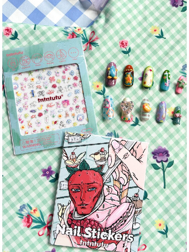 Millennium Flower Y2K Nail Art Sticker【s0000018366】