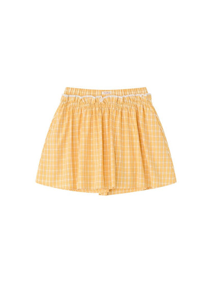Weaving Track Lace Layered Skirt【s0000015666】